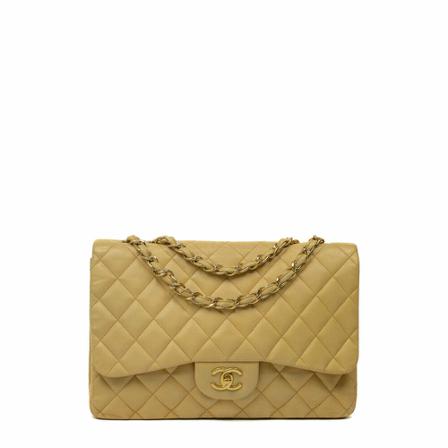 Chanel Vintage - Vintage Väskor - Gul - Dam - Storlek: One Size, Dam, Storlek: ONE SIZE