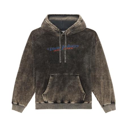 Diesel, Hoodies Bruin, Heren, Maat:M