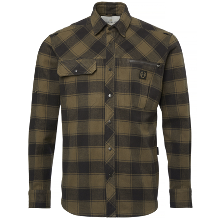 Chevalier M's Raptor Heavy Flannel Shirt Kodiak Brown Checked