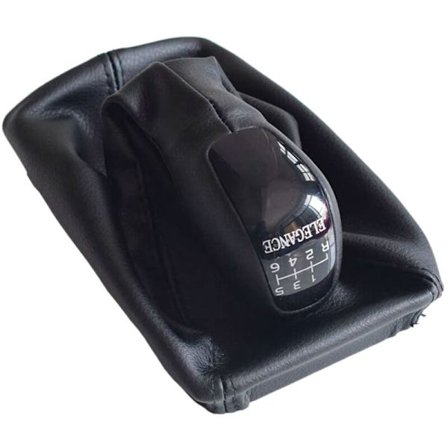 Automatisk växelspaksknopp i läder för W211