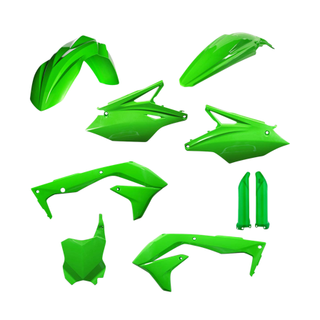 Kit Plastiche Completo Acerbis Kawasaki Verde - Kawasaki KX 450F 2016-2018
