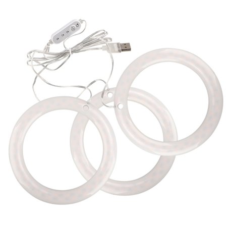 LED plantevækstlys 3 hoveder fuldt spektrum indendørs vækstlys plante med timer