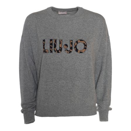 Liu Jo, Sweatshirts Szary, Kobieta, Rozmiar: S