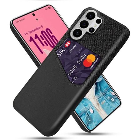 Samsung Galaxy S26 Ultra Case with Card slot - Black