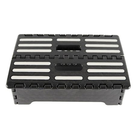 Foldbar trinbræt Bærbar PP-plasttrin Halkfri ekstra trin til gravide ældre