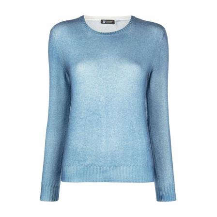 Colombo, Round-neck Knitwear Blauw, Dames, Maat:L