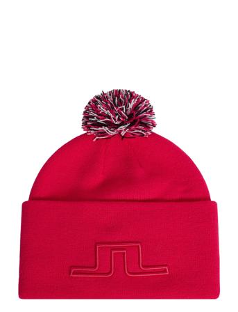 Grace Beanie Accessories Headwear Hats Rød J. Lindeberg*Betinget Tilbud