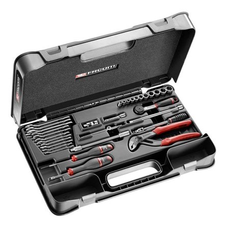 Facom R.440AUP Pipenøkkelsett 32 deler, Håndverktøy