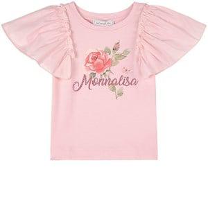 Monnalisa Pink Rose T-Shirt 8 Years - Tops - 8 years - White