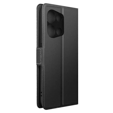 Oppo Reno 8 Pro 5G etui Pungstativ Slank stribet finish sort/grå Svart grå