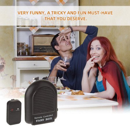 Fjärrkontroll elektronisk maskin, rolig tricklåda med pruttljud