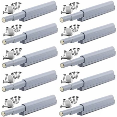 ING Magneettiset painettavat oven salvat, 10 kpl, magneettisalpa, ovenpysäytin, magneettilukko, ovimagneetti, oven suljin, painettava oven salpa, 