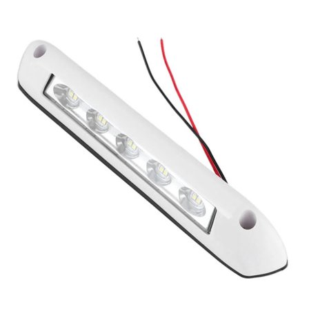 Universal 12V/24V 8W Vanntett LED-lys for RV, Markise, Veranda, Bar, Campingbil, Utendørsbelysning