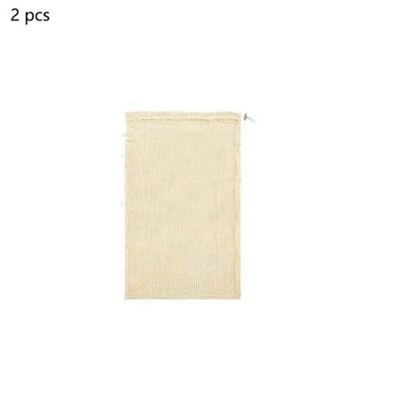 2 ST frukt livsmedelspåsar Mesh förvaringspåse S