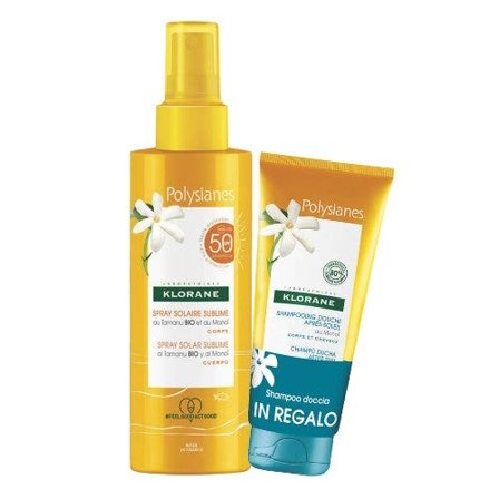 Klorane Polysianes Olio al Tamanu Bio e Monoï 200ml + Shampoo
