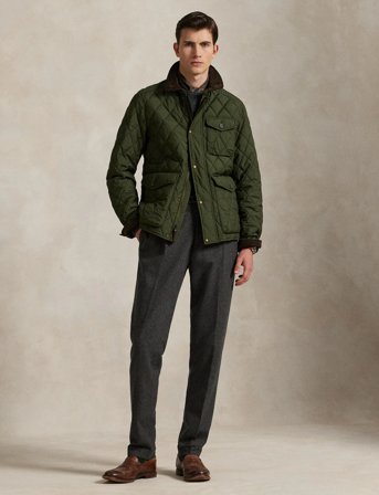 Polo Ralph Lauren The Beaton Quilted Jacket - Khaki green - S