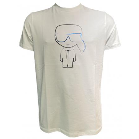 Karl Lagerfeld, T-Shirts Wit, Heren, Maat:S