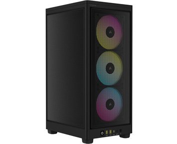 Corsair-2000D RGB Airflow Black-Kompakt mini-kabinett med RGB-vifte og effektiv kjøling-Computer components-Ukategoriserte produkter