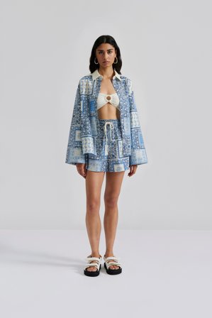 Malina - Julia shorts - XS - Coastal Patchwork