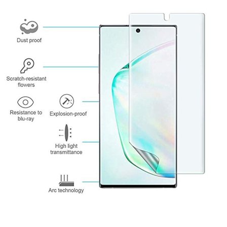 ProGuard 2-PACK Note 10+ Skärmskydd 9H Nano-Soft HD-Clear