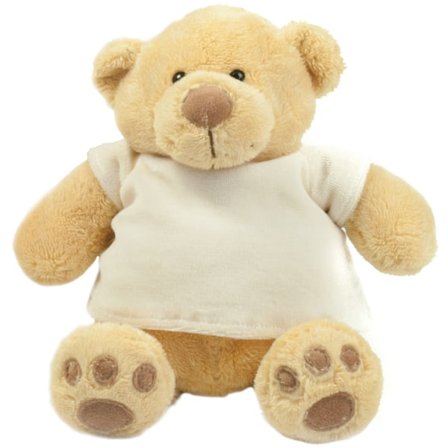 Mumbles Honey Teddy Bear / Mjuk plysch Ljusbrun (Ljus)