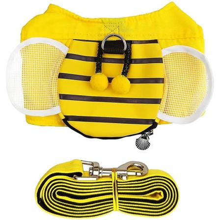 Kattsele Och Koppel Set För Promenadväst Sele Bee Style