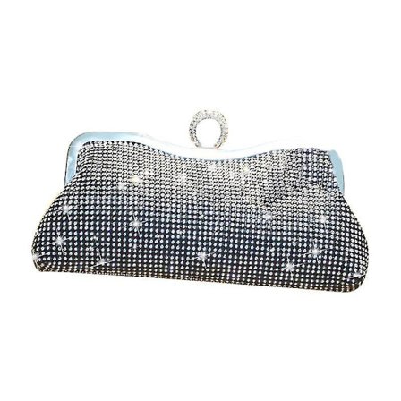 Dame Aften Skulderveske Brude Clutch Selskapsball Bryllup Crossbody Håndveske Lommebok