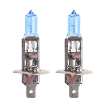 2x Mini Canbus LED-billjus Dagsljus 4300K ​​H1 100W Lampa Dimljus Halogenlampa Biltillbehör