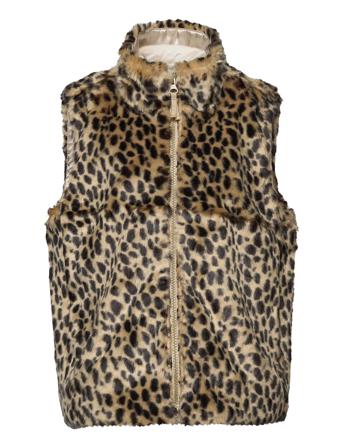 G Teddie Vest Faux Fur Beige J.Crew