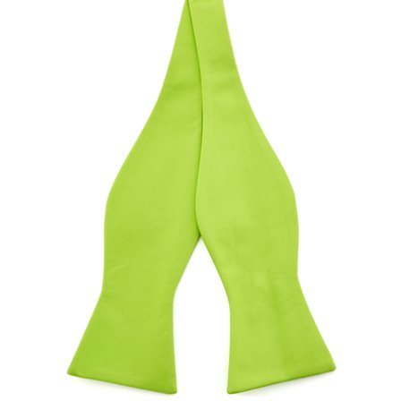 Muszka w kolorze limonkowej zieleni do samodzielnego zawiązania Basic dla mężczyzn - Muszki do samodzielnego wiązania