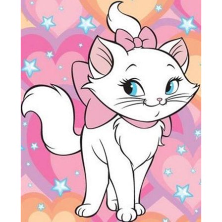 5D DIY Diamantbroderi Kit, Söta Kattmönster Diamant