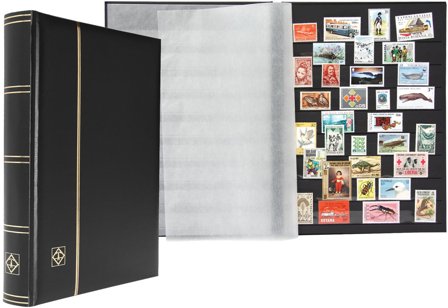 COMFORT Indstiksbog - A4 - 64 sorte sider - Sort - Leuchtturm