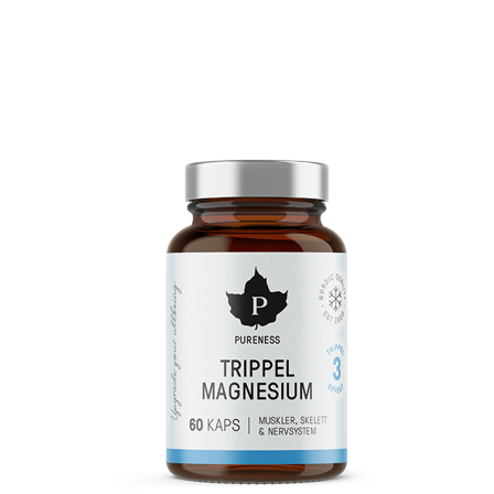 Pureness Trippel Magnesium, 60 kapsler
