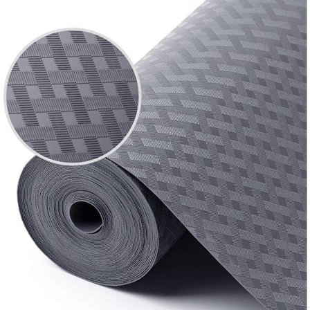 Skridsikre måtter til skabe og skuffer, holdbart skridsikkert greb, vandtæt og oliebestandig, køleskabsindlæg, 30 x 300 cm, grå