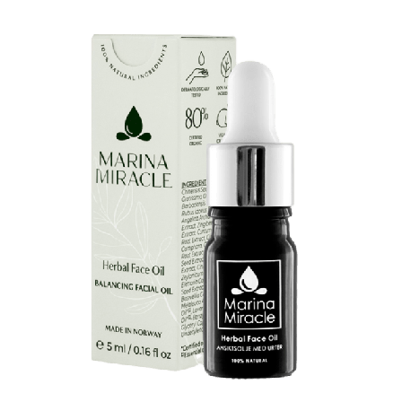 Marina Miracle Herbal Face Oil -small Serum & specialbehandling Unisex 5 ml