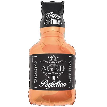 Folieballong Whiskyflaska 48x93cm