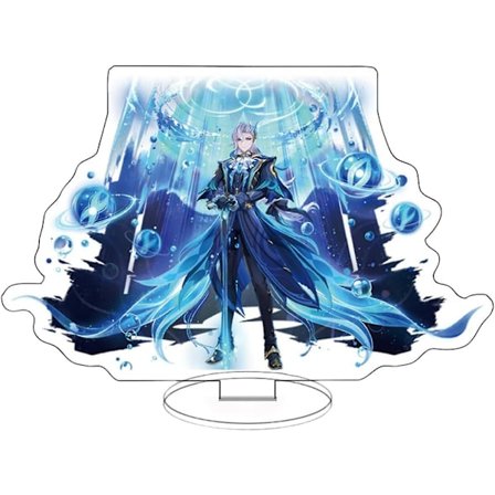 Anime-docka stående kortspel docka akryl perifer dekorationsserie julklapp (neuvillette)