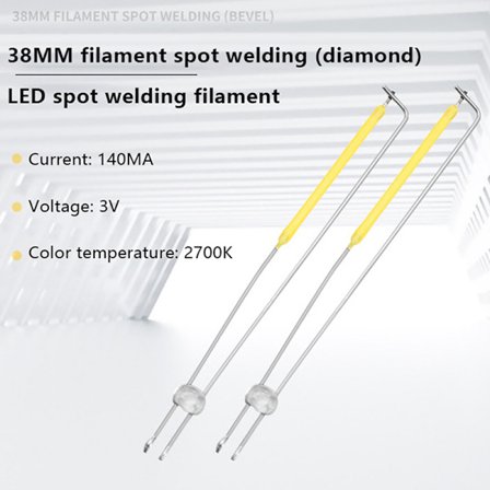 10:a 3v led glödlampa lampdelar Keramisk glödtråd