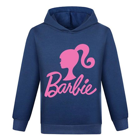 7-14 år Børn Teenagere Barbie Hættetrøje Langærmet Hættetrøje Sweatshirt Toppe Casual Pullover Gaver