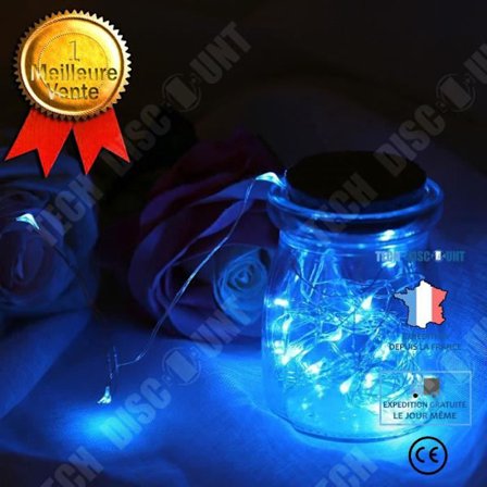 TD LED-ljus girlandertråd deco USB-festprydnad (blå 5m)