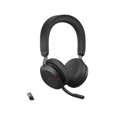 JABRA Headset Evolve2 75 MS stereo BT USB-A - Lyreco - Kontorsmaskiner - Headset och telefoner - Headset - Trådlösa