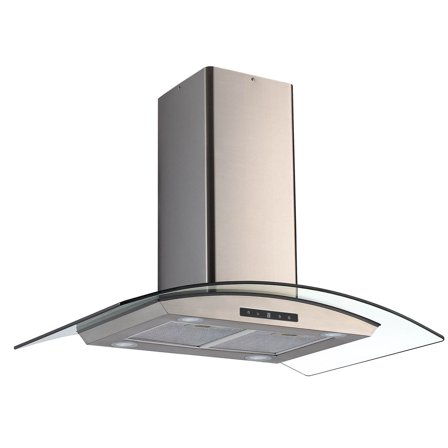 Thermex - Vegghengt kjøkkenvifte Derby II frihängande 90 cm Rustfri