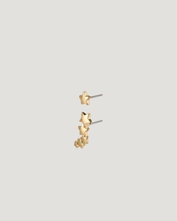 Pilgrim AVA star earrings Golden Schmuck Mädchen - Kids Brand Store