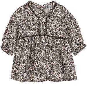 Kids - IKKS Dark Gray Floral Dress 18 Months - Dresses - 18 months - Green