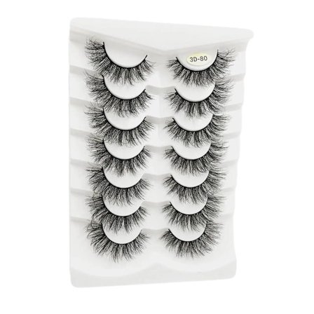 14x Tekoripset Setti Mukavat Luonnolliset Vedenpitävät Pehmeät Pitkäkestoiset Ripsienpidennykseen DIY Meikki Pojat Tytöt Juhliin Tanssiaisiin