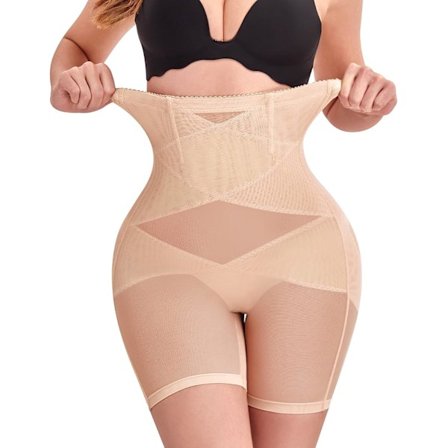 Shapewear til kvinder - Mavekontroltrusser med høj talje, formende shorts, body shaper undertøj, sømløs Butt Lifter bukser, S farve