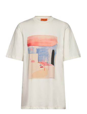 Short Sleeve T-Shirt, 2243 Light Je Tops T-shirts & Tops Short-sleeved White STINE GOYA