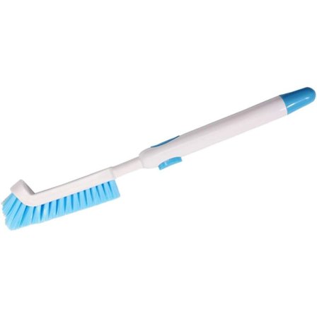 1 Hjørnerengjøringsbørste – Hjørnerengjøringsbørste i plast for vask med uttrekkbart håndtak