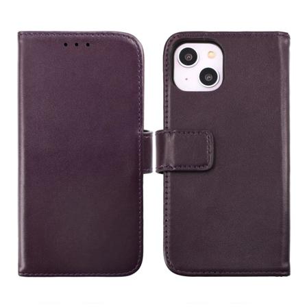 iPhone 14 Plus Plånboksfodral Läder Rvelon - Lila Purple