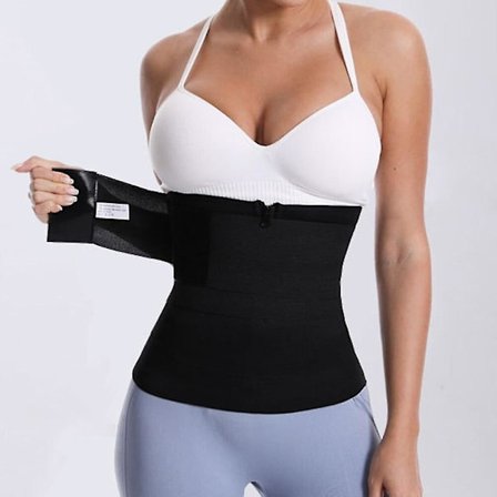 Midjestöd Bälte Waist Trainer Shapewear Bälte Bodyshaper Korsett Cinchers Gym Midjeskydd Tyngdlyftning Sport Body,kaffe